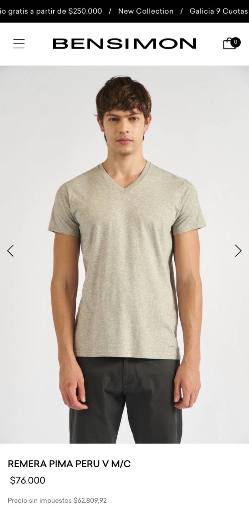 Detalle de producto destacado en tienda online